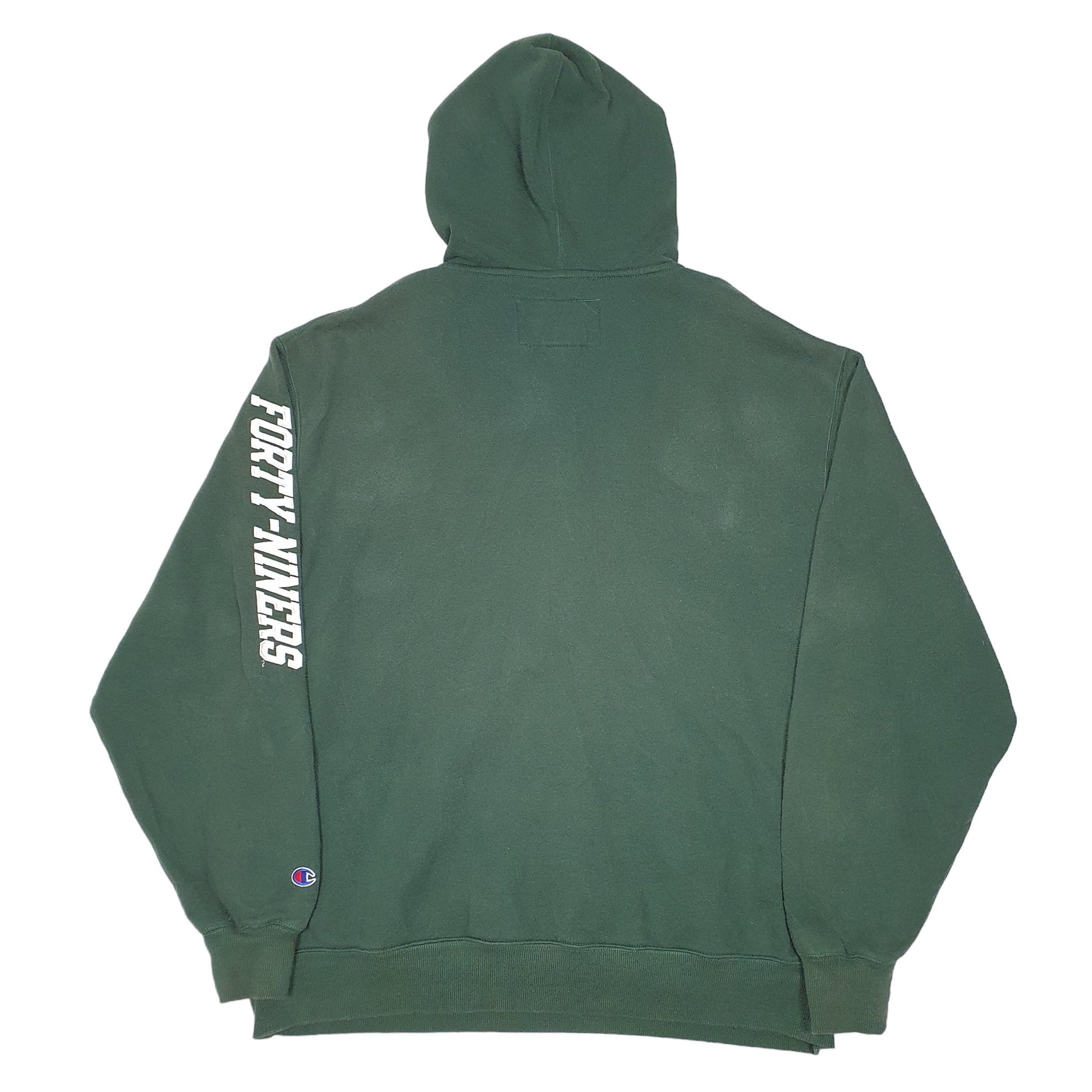 Mens Green Champion Charlotte 49ers Basketball Hoodie Jumper