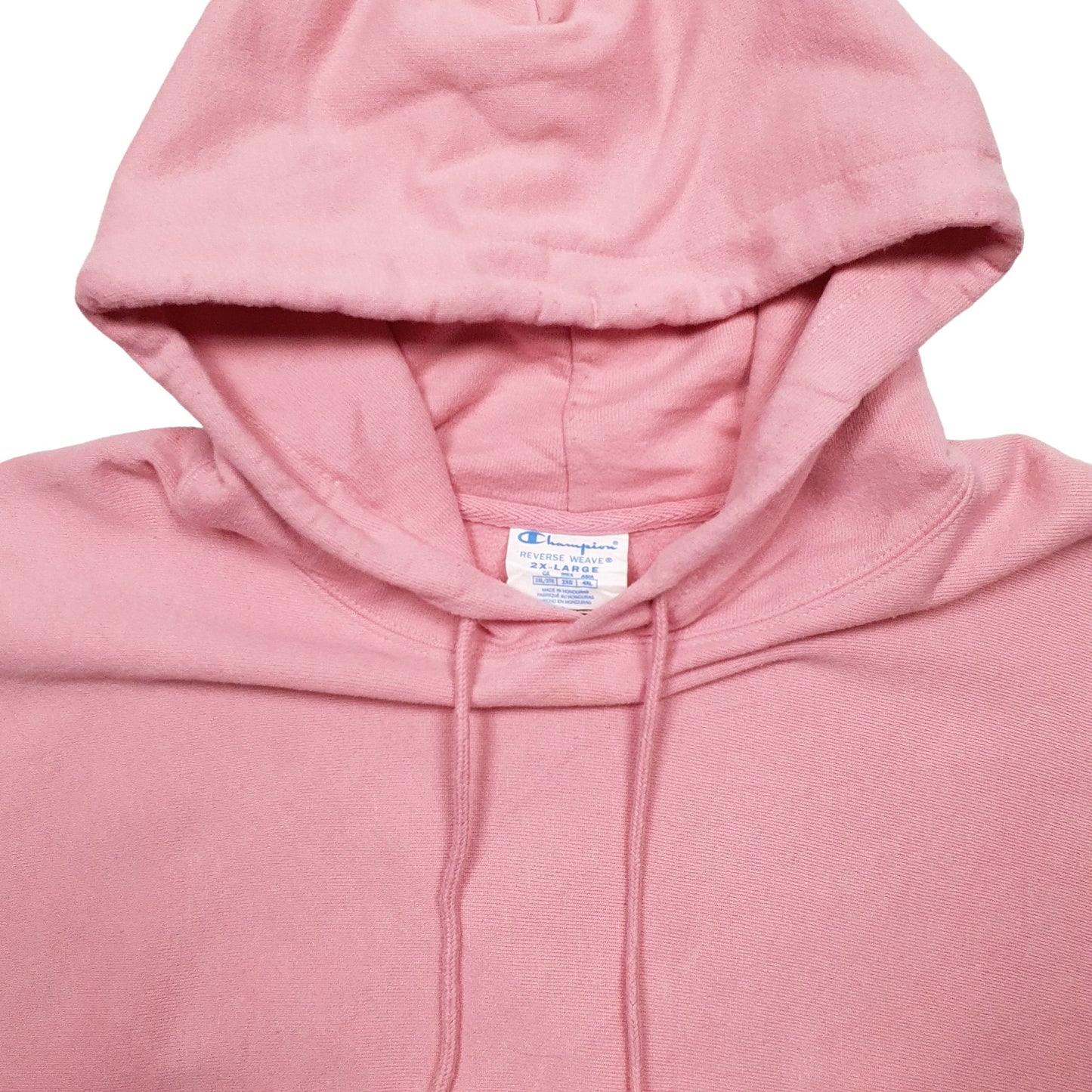 Mens Pink Champion Reverse Weave Hoodie Jumper