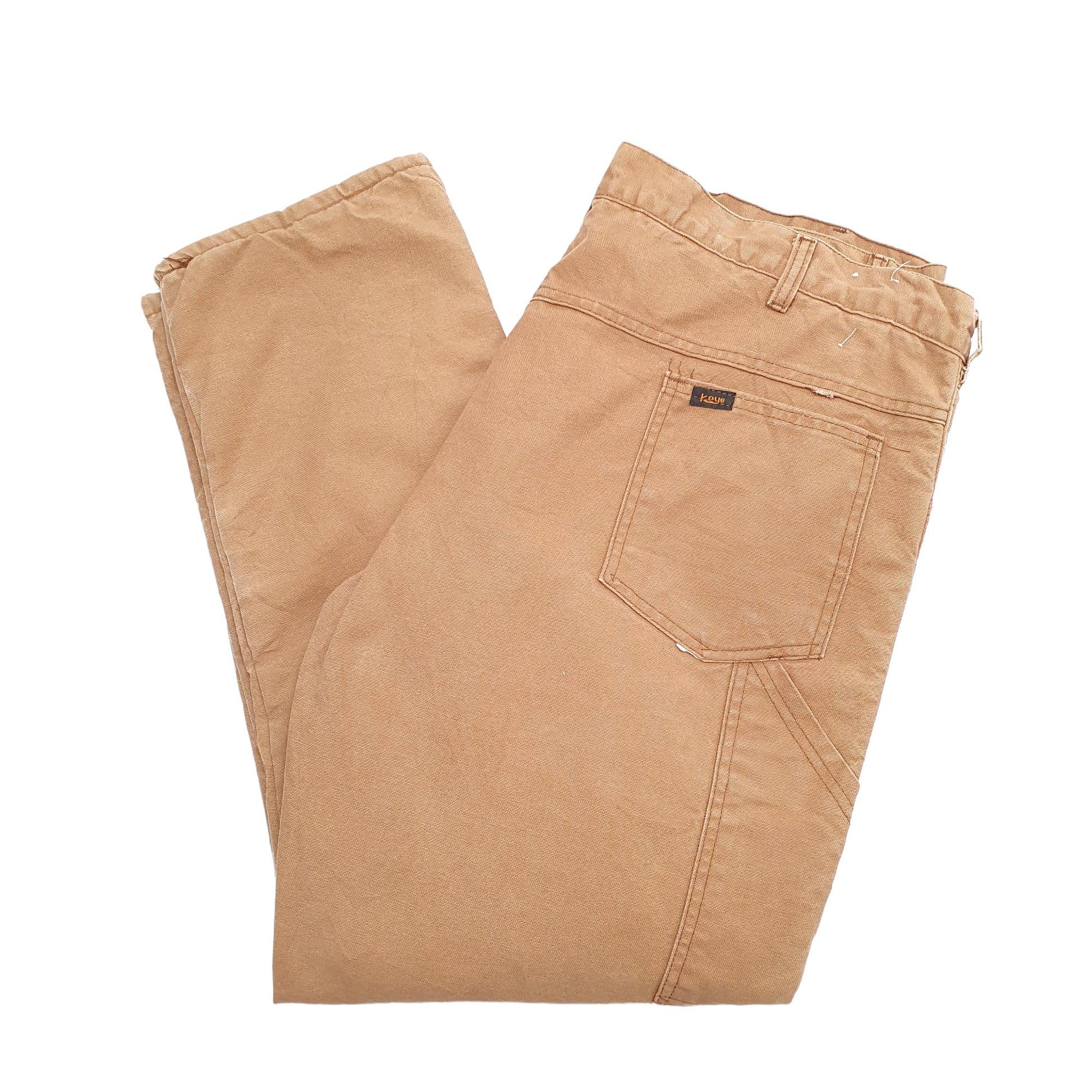 Mens Brown Key Lined Carpenter Trousers
