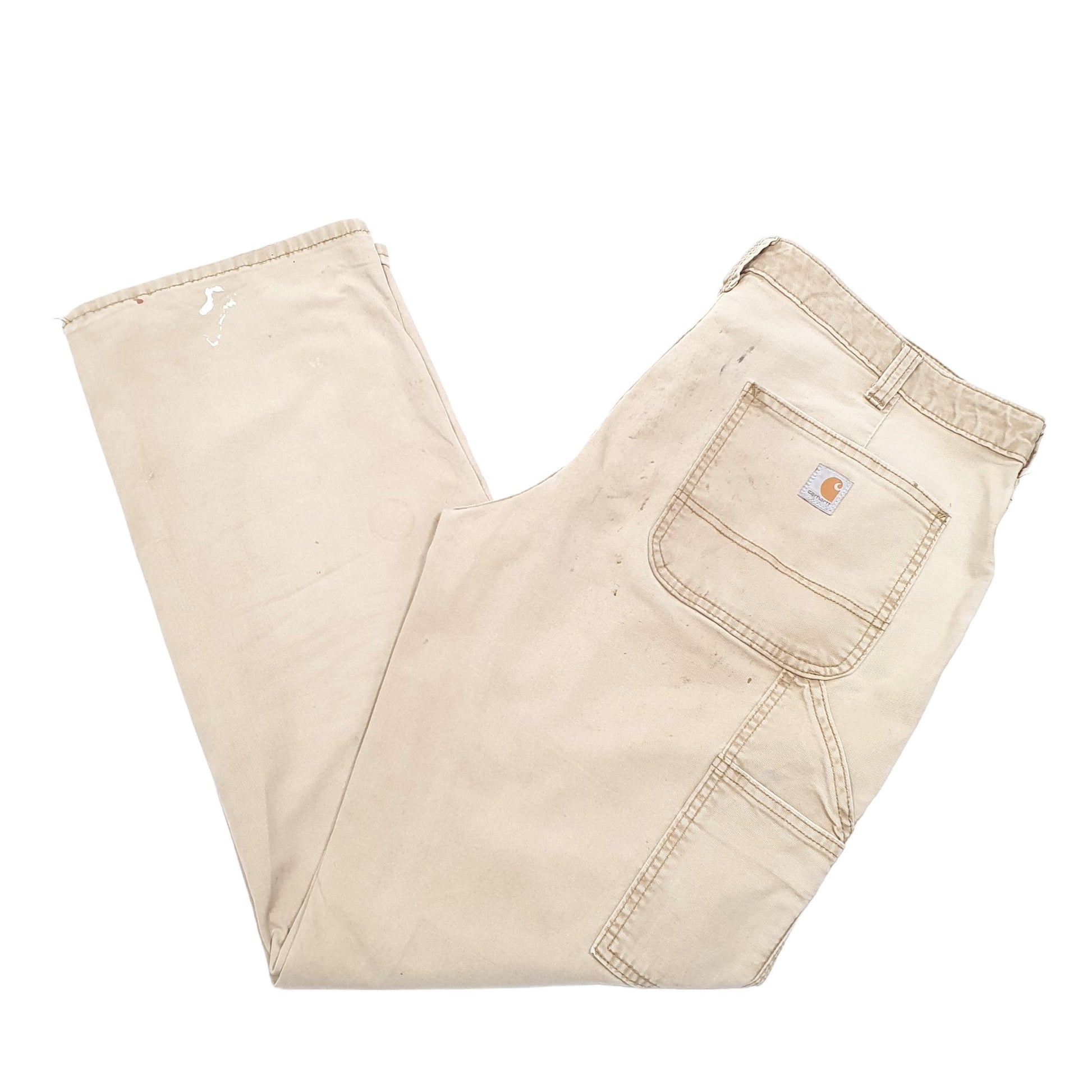 Womens Tan Carhartt Carpenter Carpenter Trousers