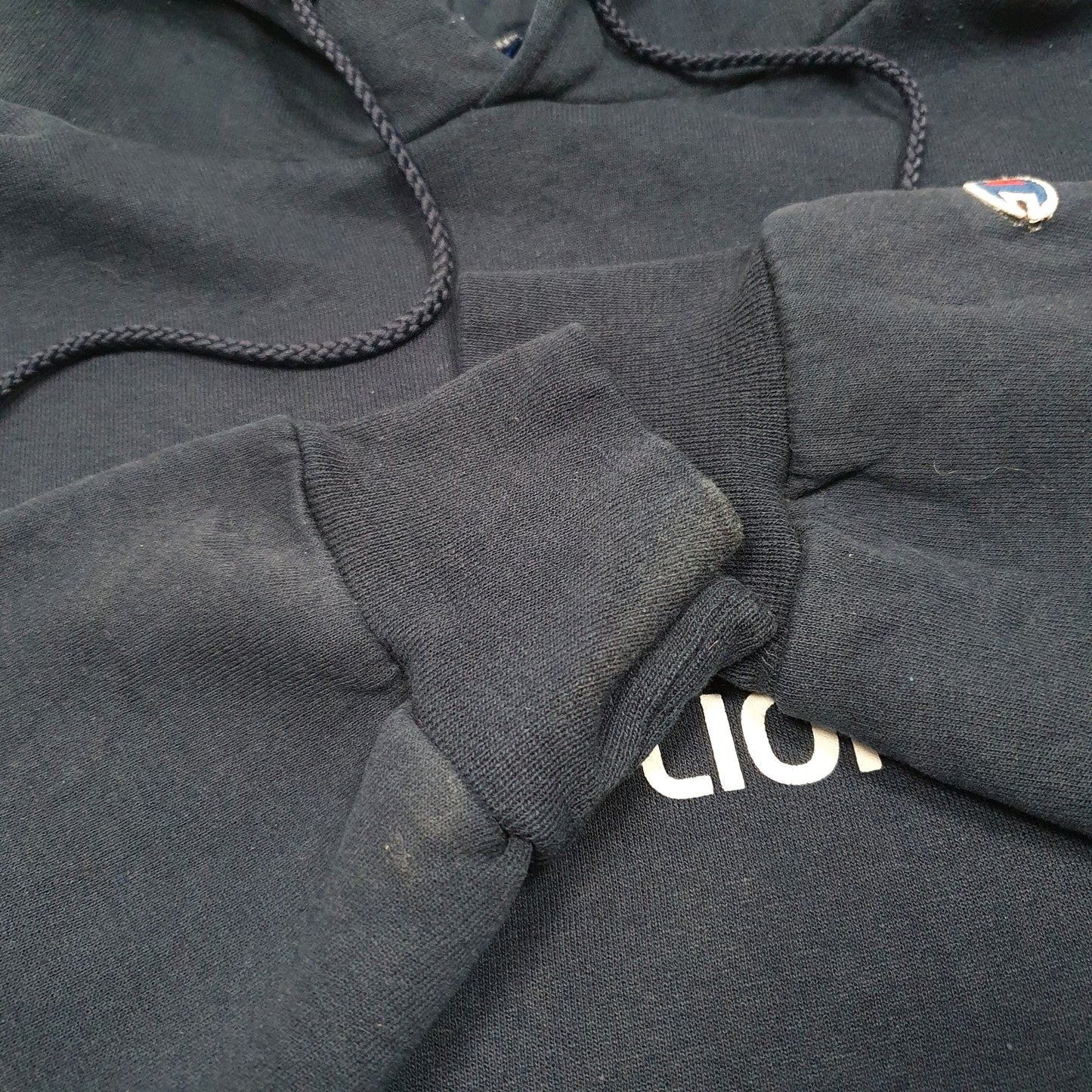 Mens Navy Champion Penn State Nittany Lions University Football Hoodie Jumper