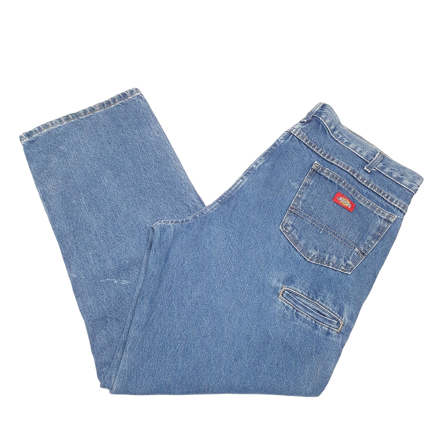 Mens Blue Dickies Double knee Carpenter JeansW40 L32