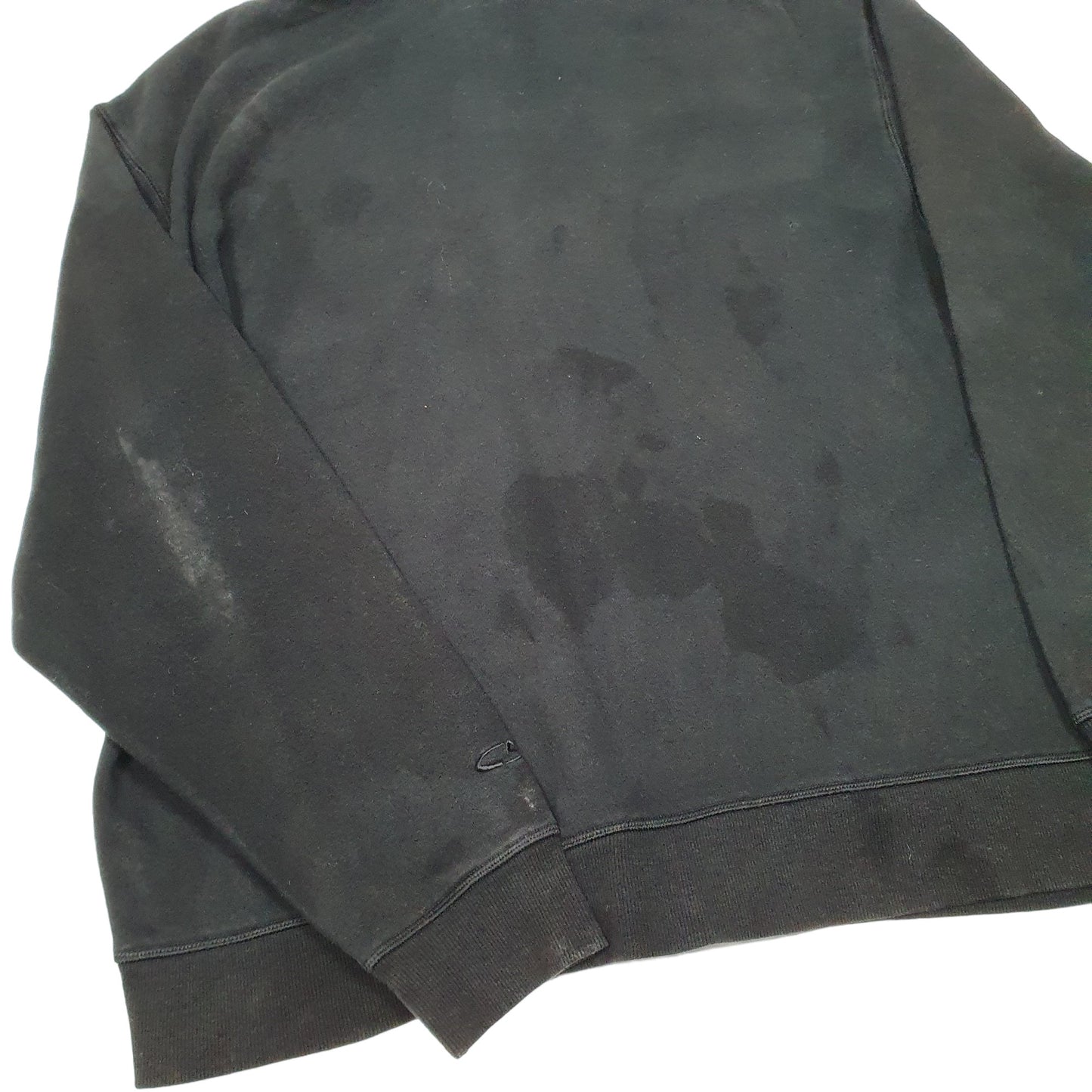 Mens Black Champion Hoodie Cross Fit Dixie Full Zip Jumper