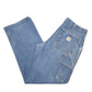 Mens Blue Carhartt Carpenter Flame Resistant FRB 13 JeansW32 L32