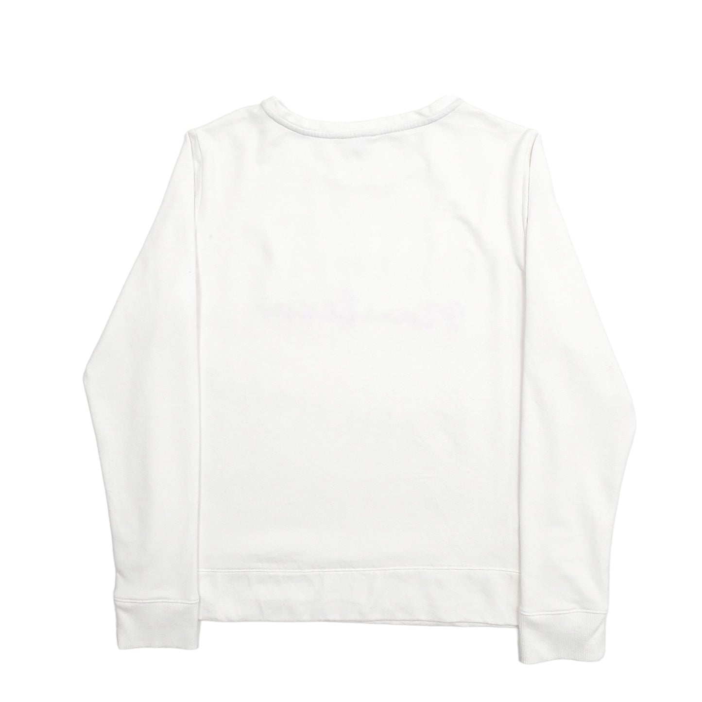 Womens White Nautica  Crewneck Jumper