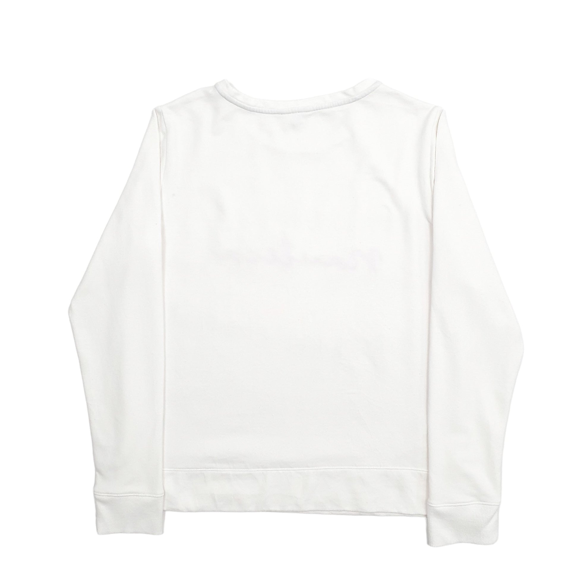 Womens White Nautica  Crewneck Jumper