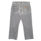 Mens Grey Carhartt Western Pant Casual JeansW36 L30
