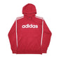 Mens Red Adidas  Hoodie Jumper