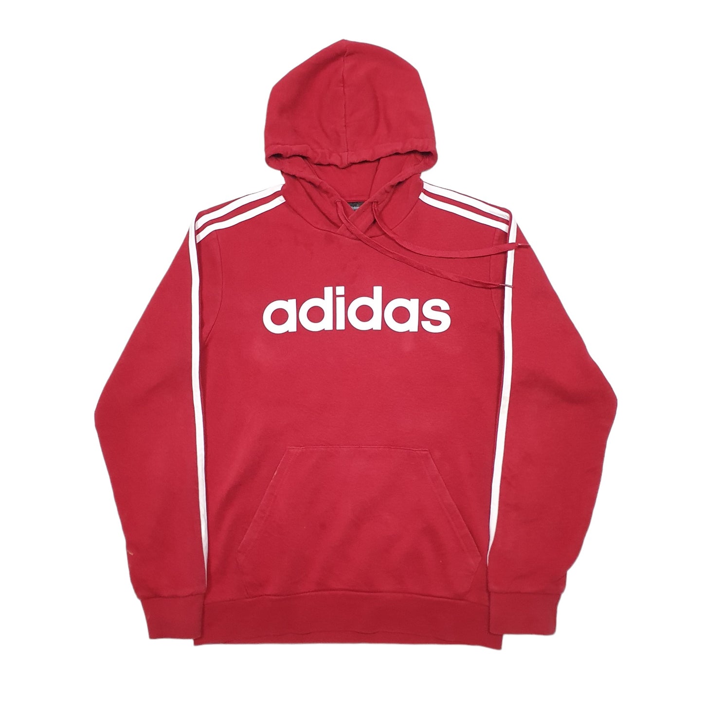 Mens Red Adidas  Hoodie Jumper
