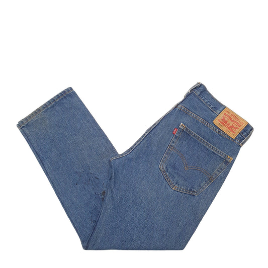 Mens Blue Levis  505 JeansW34 L29