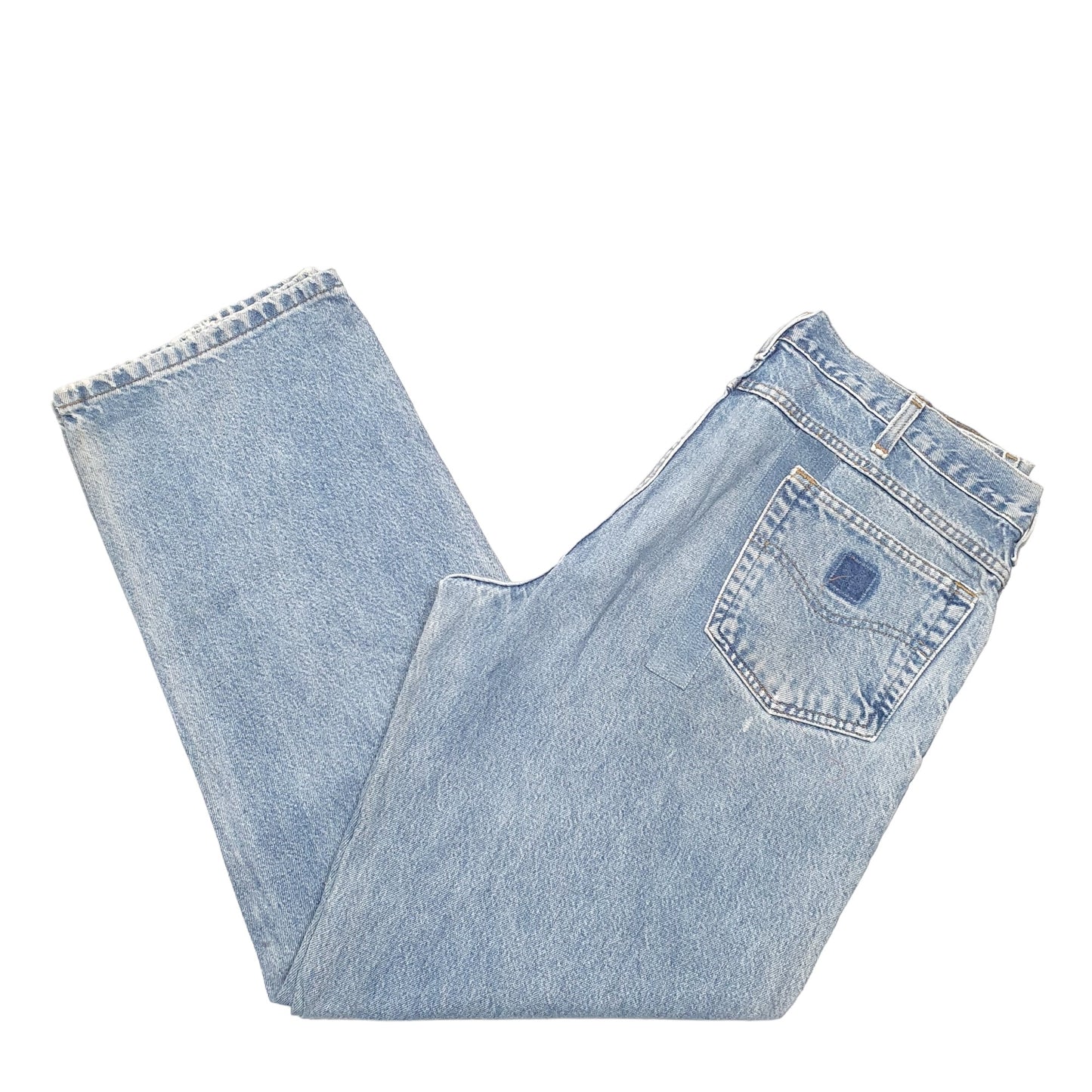 Mens Blue Carhartt Carpenter B167 JeansW38 L34