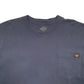 Mens Navy Dickies  Long Sleeve T Shirt