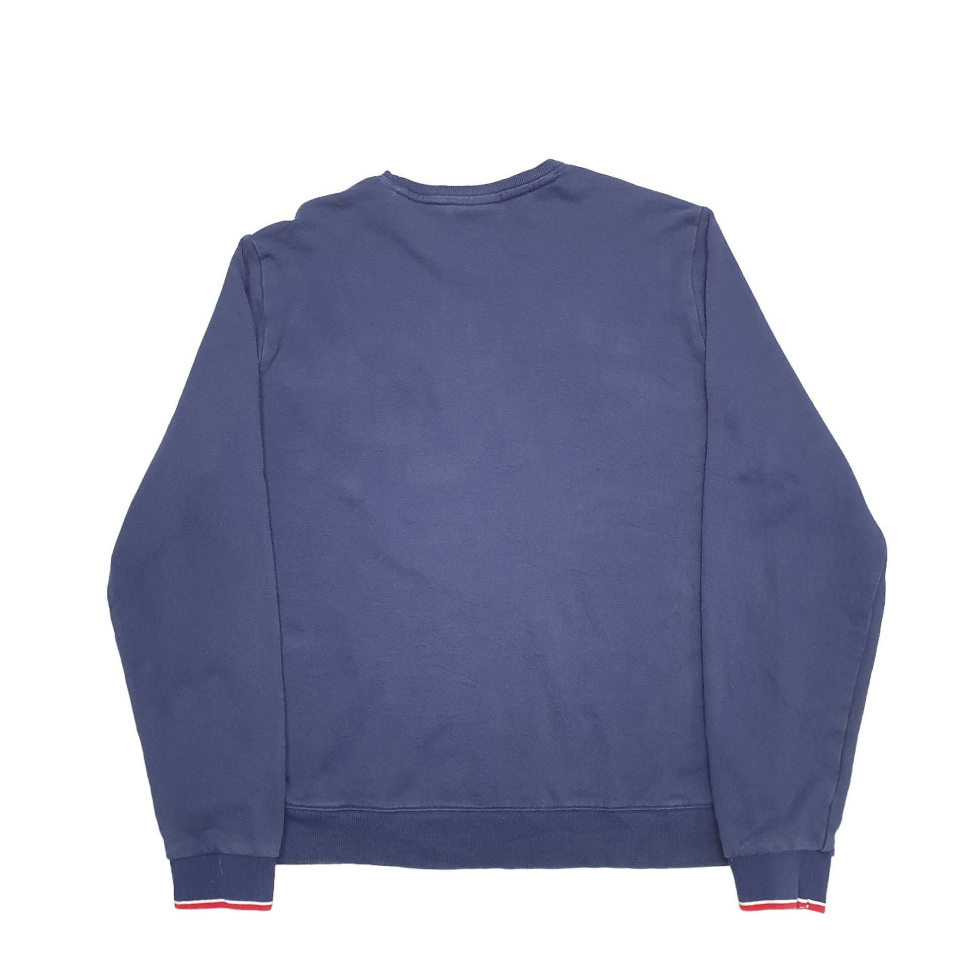 Mens Blue Fila  Crewneck Jumper