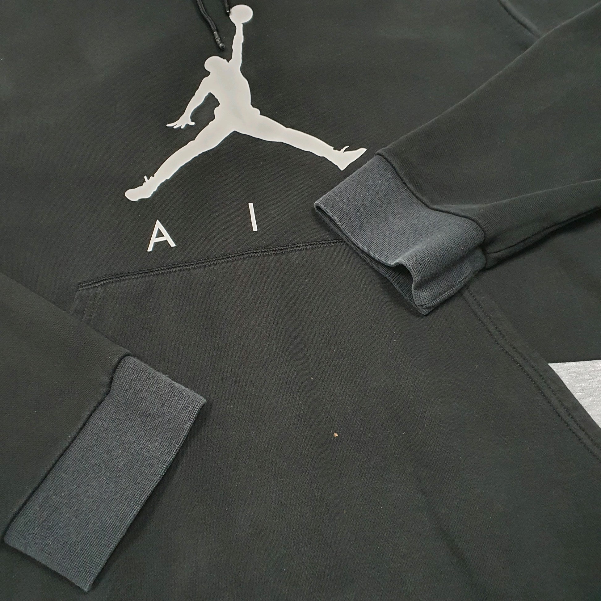 Mens Black Nike Air Jordan Basketball Hoodie Jumper