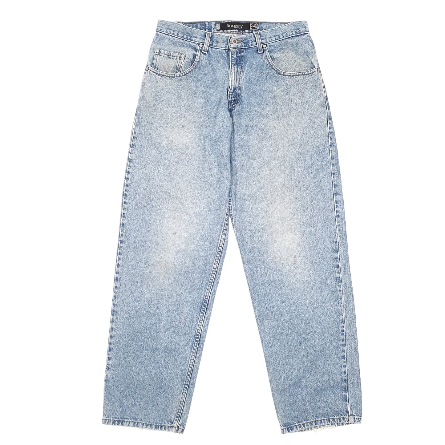 Mens Blue Levis Vintage Silver Tab Baggy 90s Casual JeansW32 L32