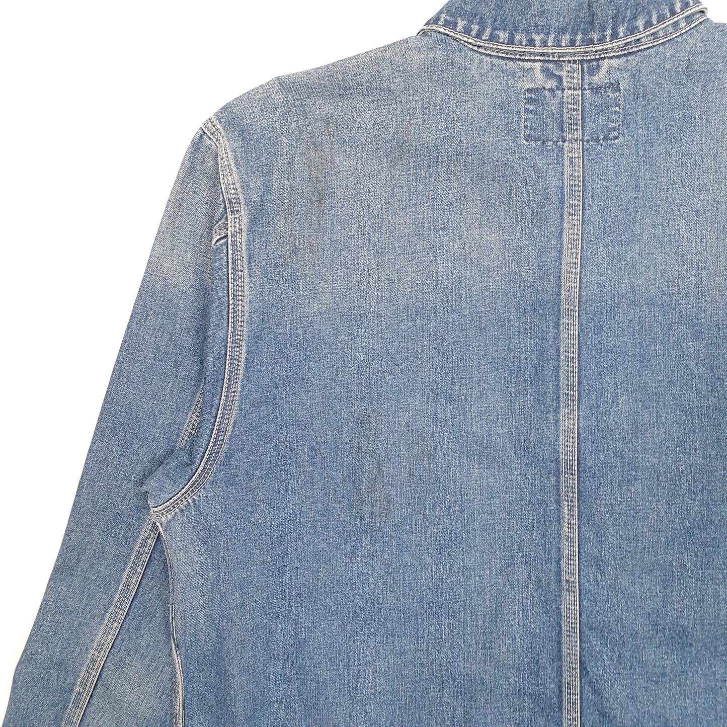 Mens Blue Carhartt Michigan Chore Full Zip Coat