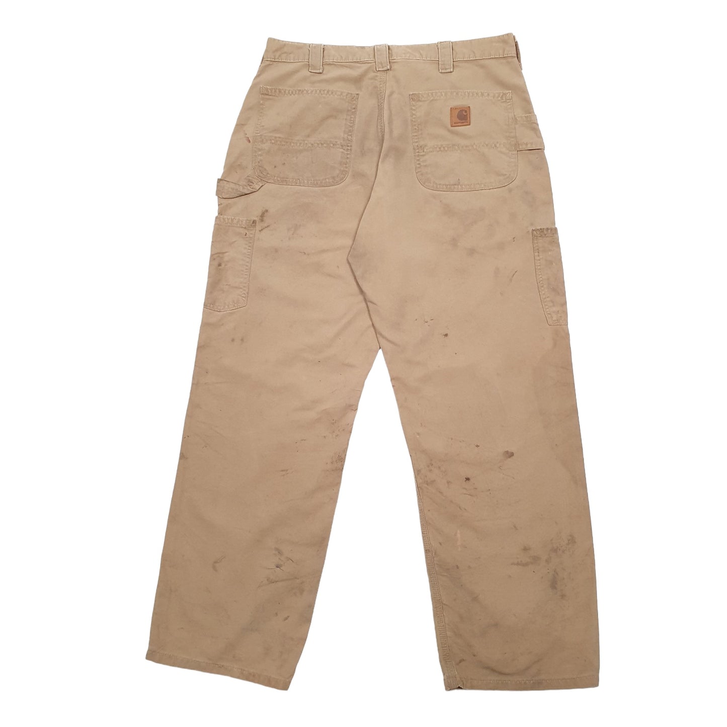 Mens Tan Carhartt B151 Carpenter Trousers