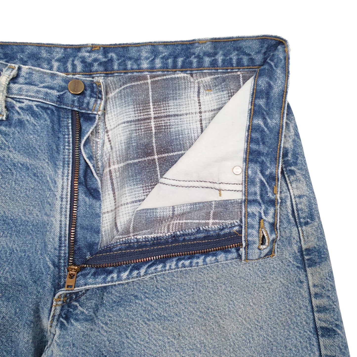 Mens Blue Carhartt B21 Thermal Lined Winter Casual JeansW34 L32