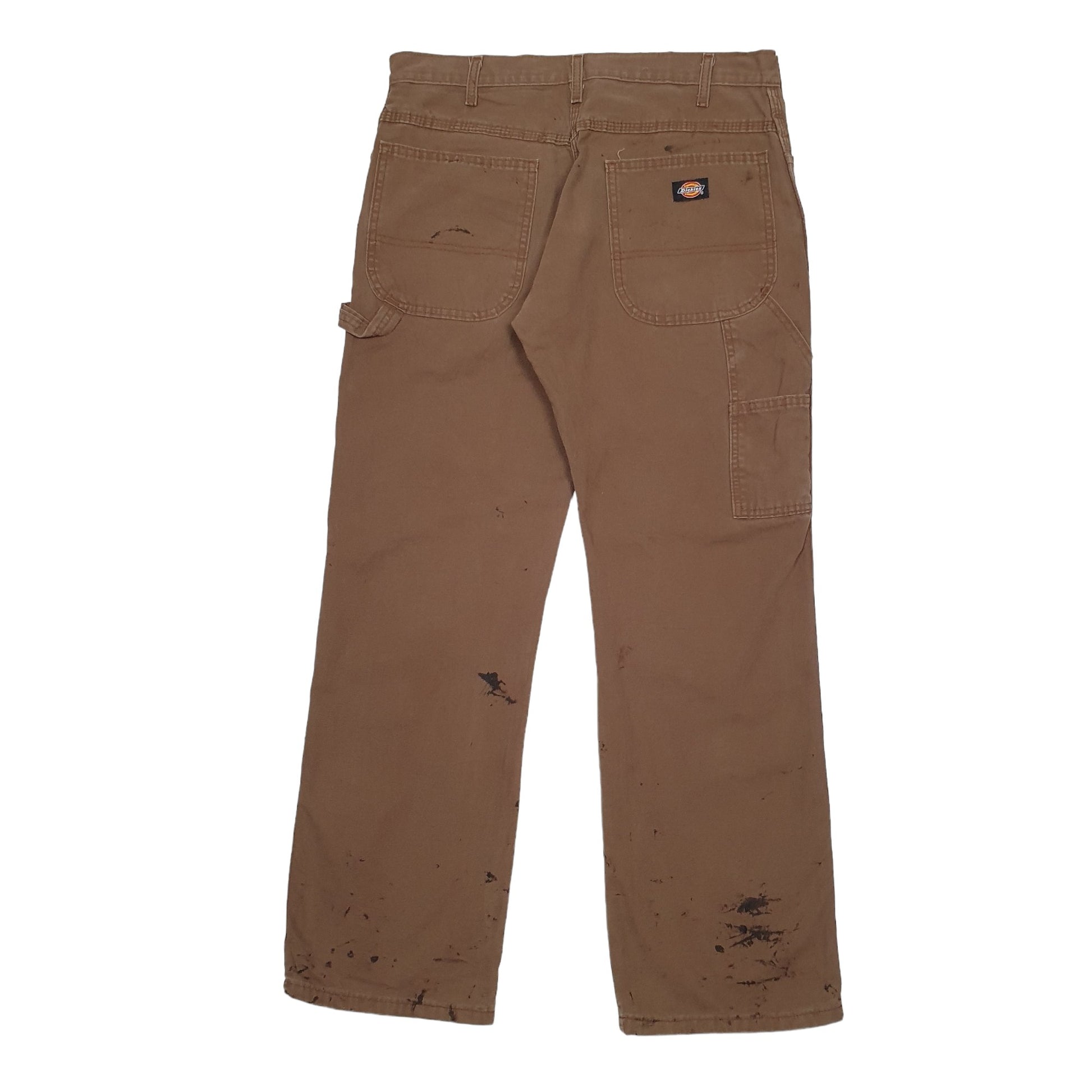 Mens Brown Dickies  Carpenter Trousers