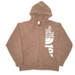 Mens Brown The North Face Hoodie 1968 Full Zip Jumper