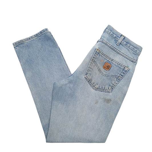 Mens Blue Carhartt B18 Casual JeansW32 L30