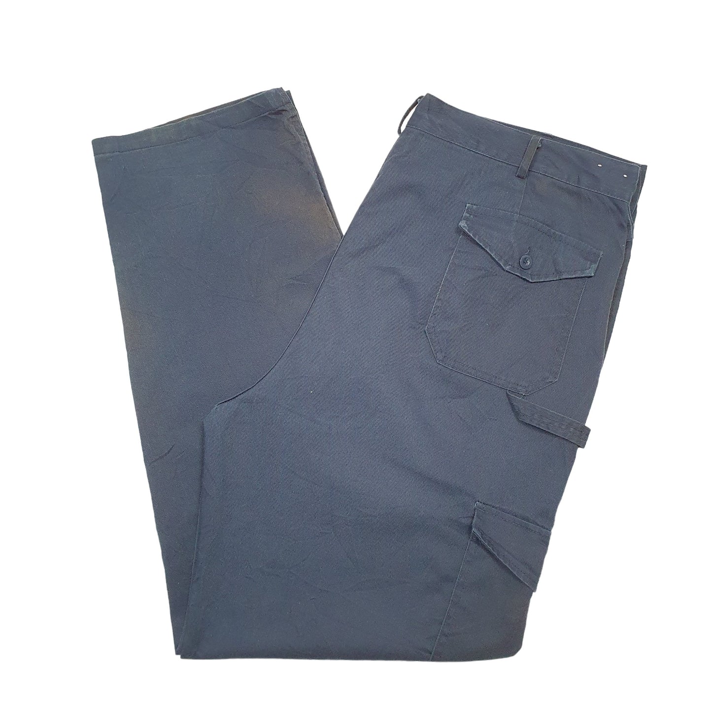 Mens Navy Dickies  Cargo Trousers