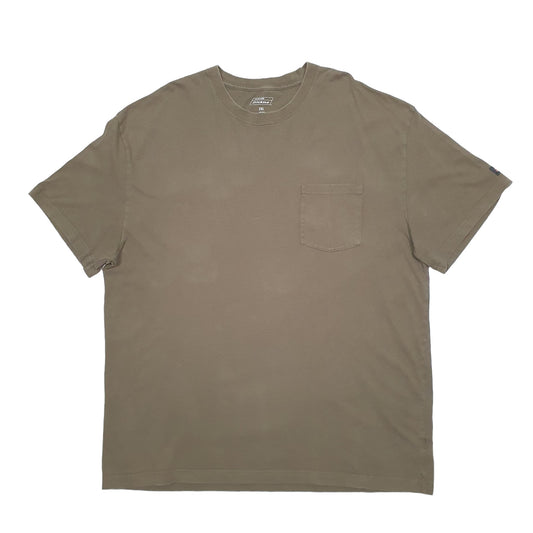 Mens Khaki Dickies  Short Sleeve T Shirt