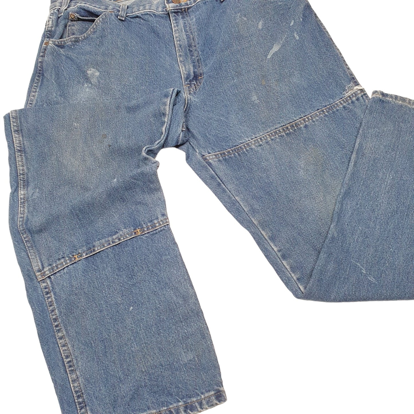 Mens Blue Dickies Double knee Carpenter JeansW40 L32