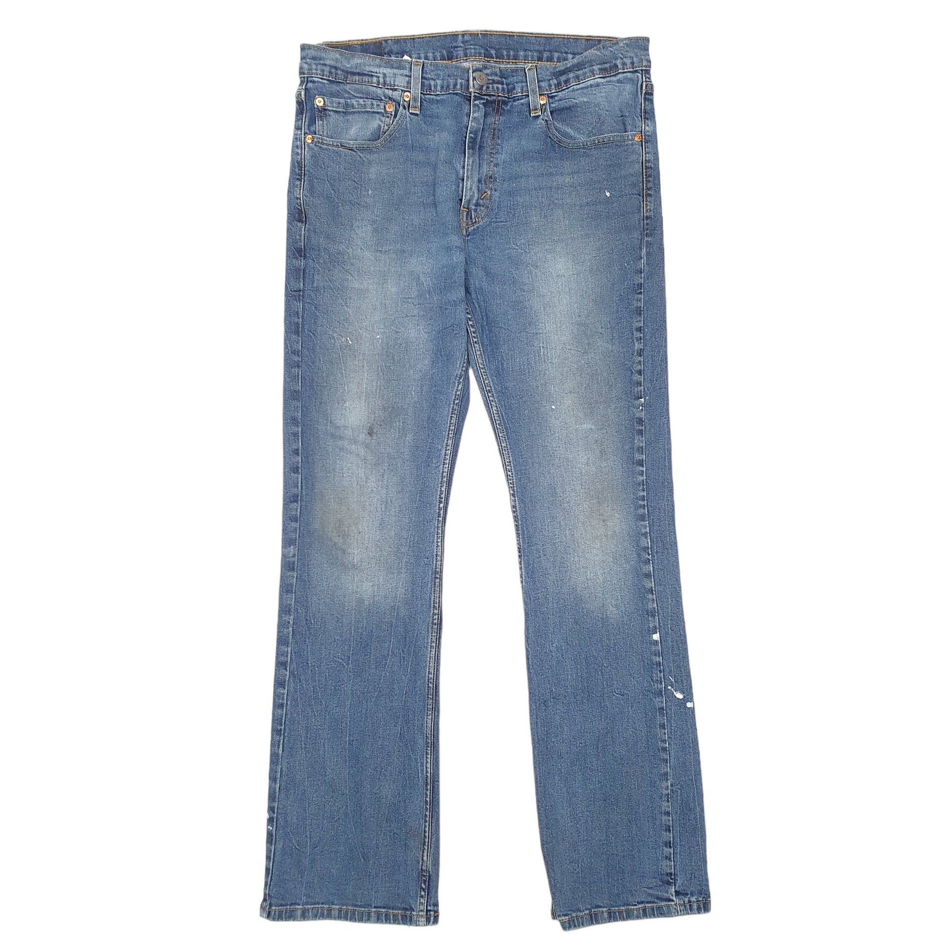 Mens Blue Levis Stretch 527 JeansW34 L32