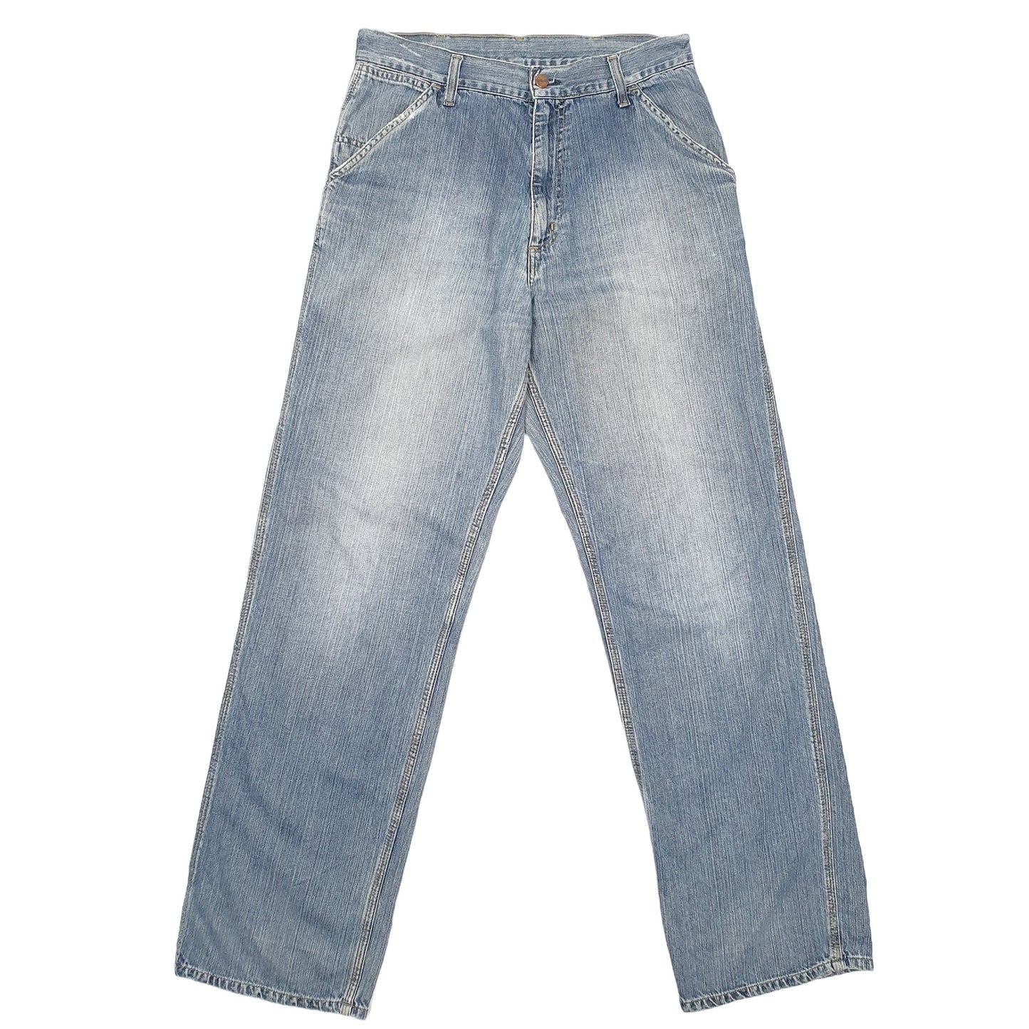 Mens Blue Carhartt Straight Casual JeansW32 L34