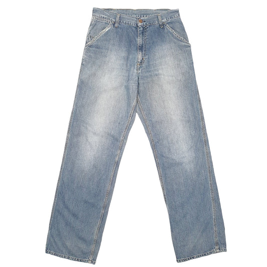 Mens Blue Carhartt Straight Casual JeansW32 L34