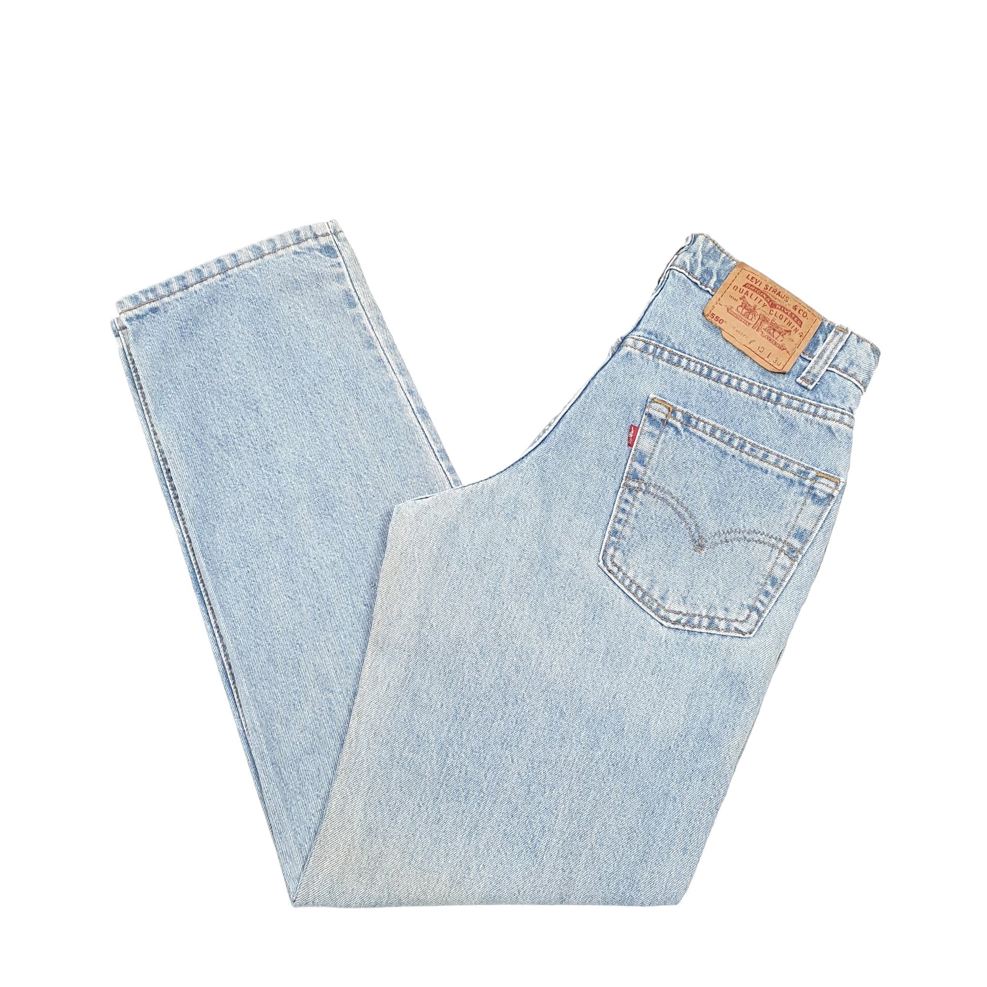 Mens Blue Levis Vintage Made In USA 90s 550 JeansW30 L30