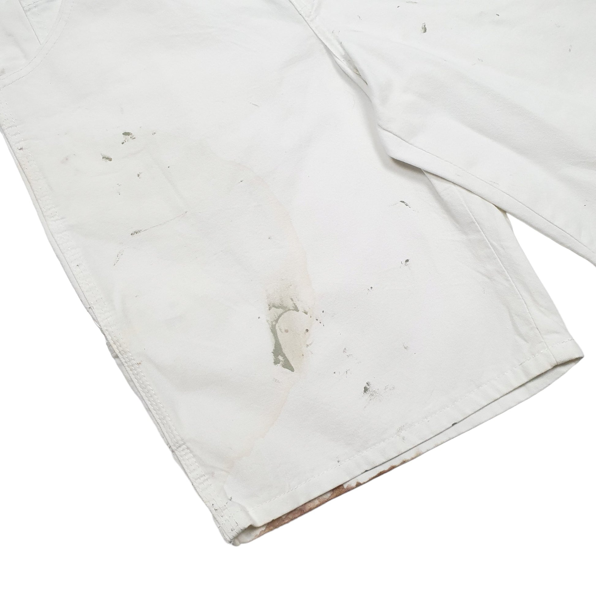 Mens White Dickies  Carpenter Shorts