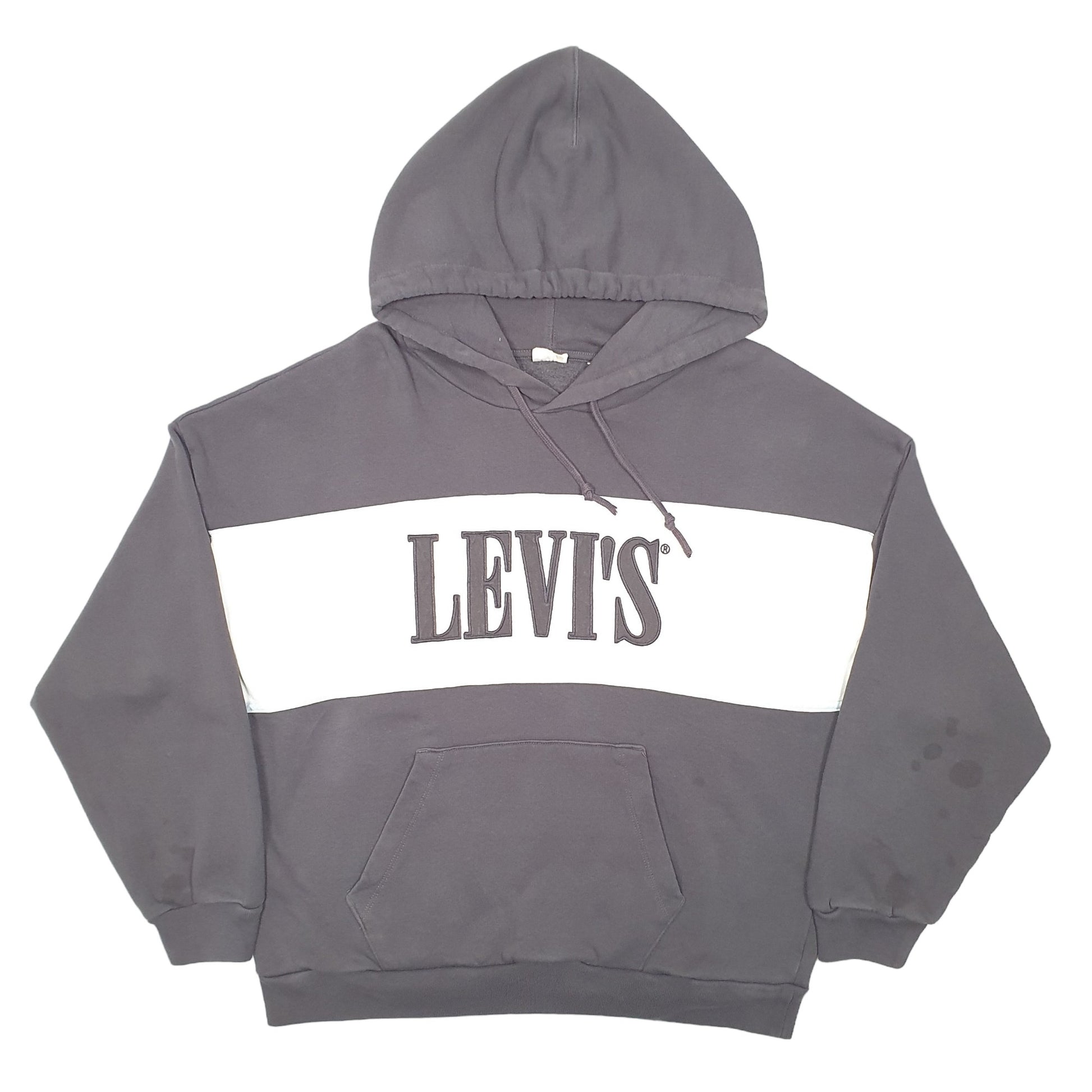 Womens Grey Levis  Hoodie Jumper
