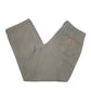 Mens Khaki Carhartt B136 Dungaree Fit Double Knee Carpenter Trousers