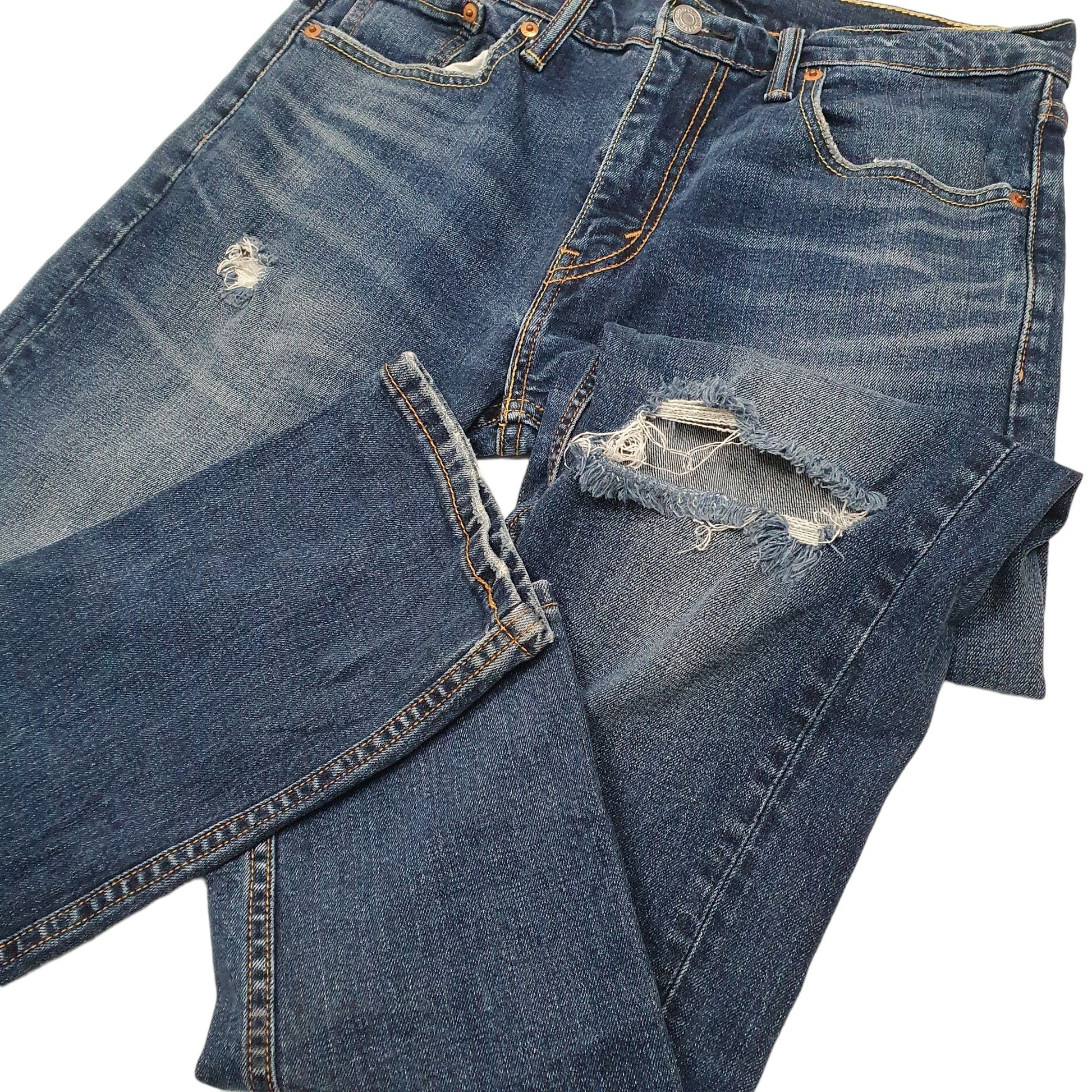 Mens Blue Levis Tapered 502 JeansW30 L30