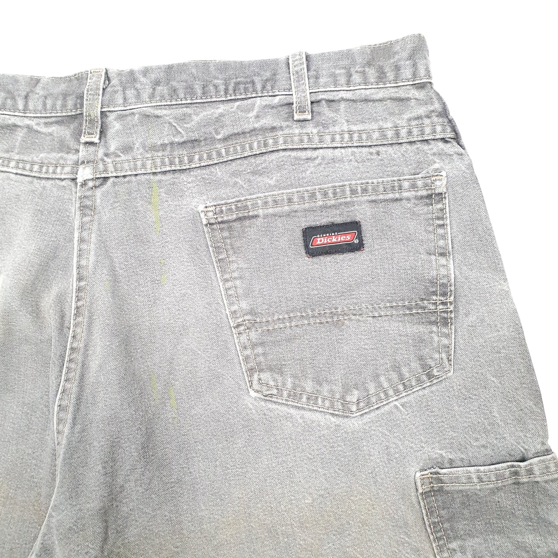 Mens Grey Dickies Carpenter Denim Shorts