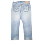 Mens Blue Levis Straight 581 JeansW40 L30