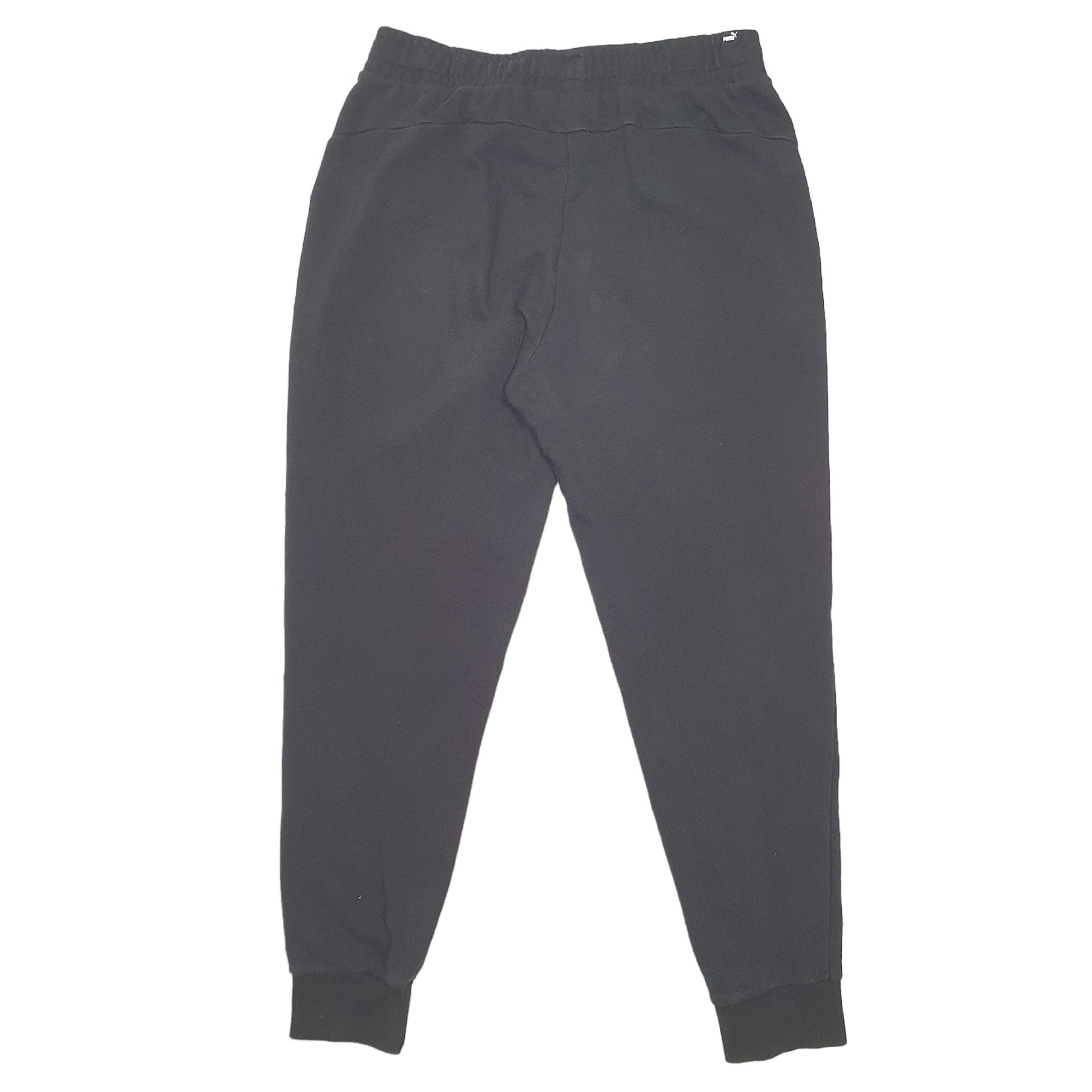 Mens Black Puma  Jogger Trousers