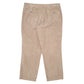 Mens Beige Dockers Double Pleated Classic Fit Corduroy Trousers