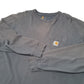 Mens Grey Carhartt  Long Sleeve T Shirt