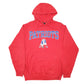 Mens Red NFL New England Patriots American Football Hoodie Jumper