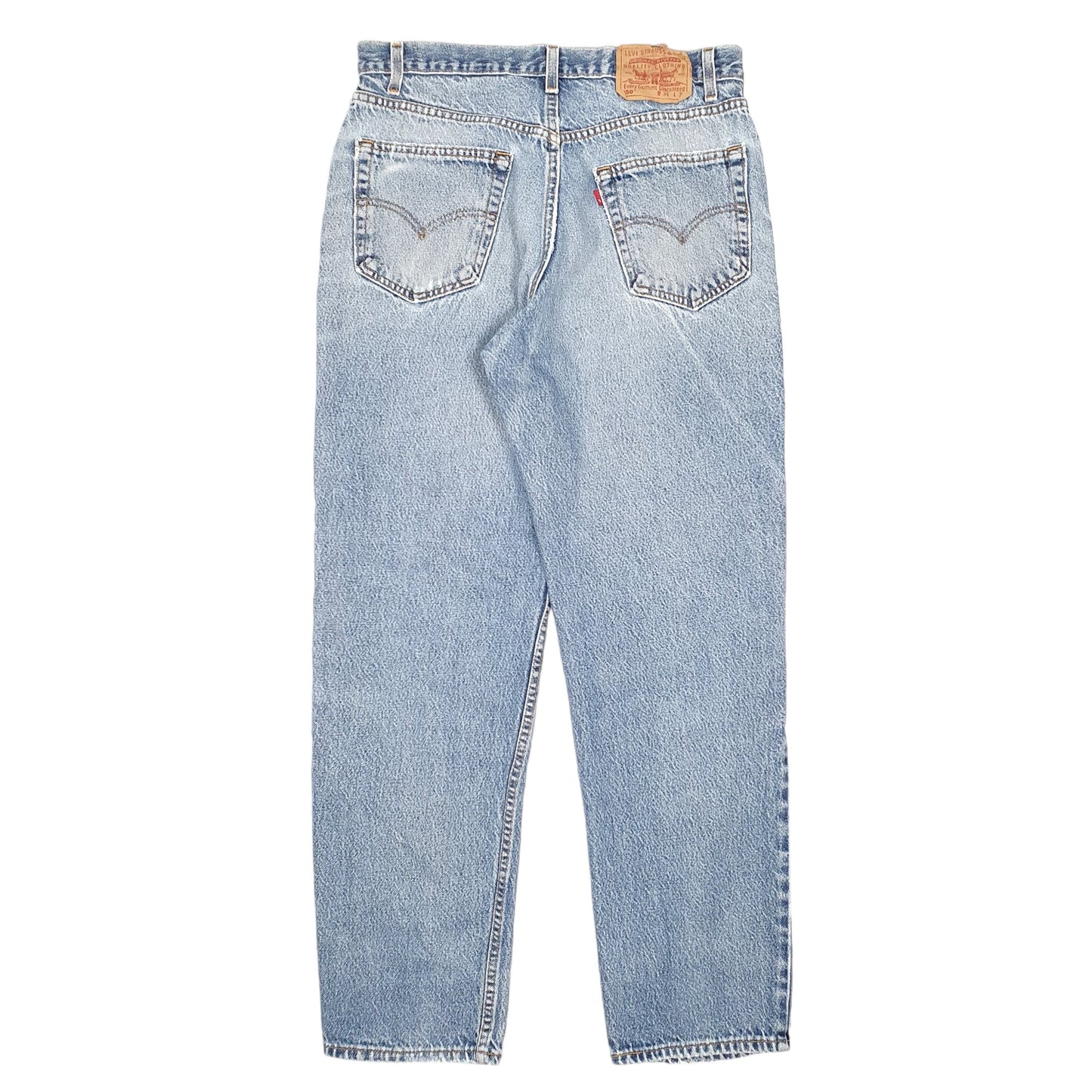 Mens Blue Levis Vintage Made In USA 90s 550 JeansW34 L32