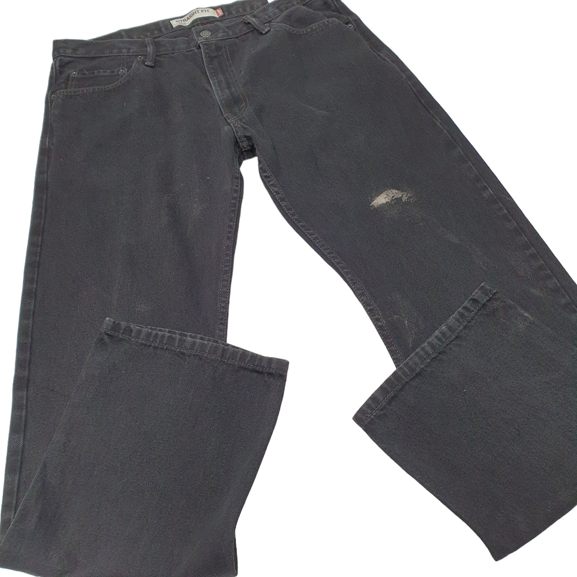 Mens Black Levis  505 JeansW38 L32