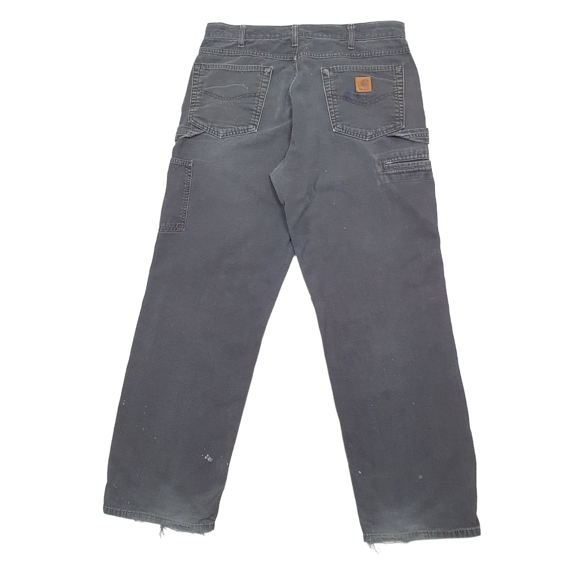 Mens Black Carhartt  Carpenter Trousers