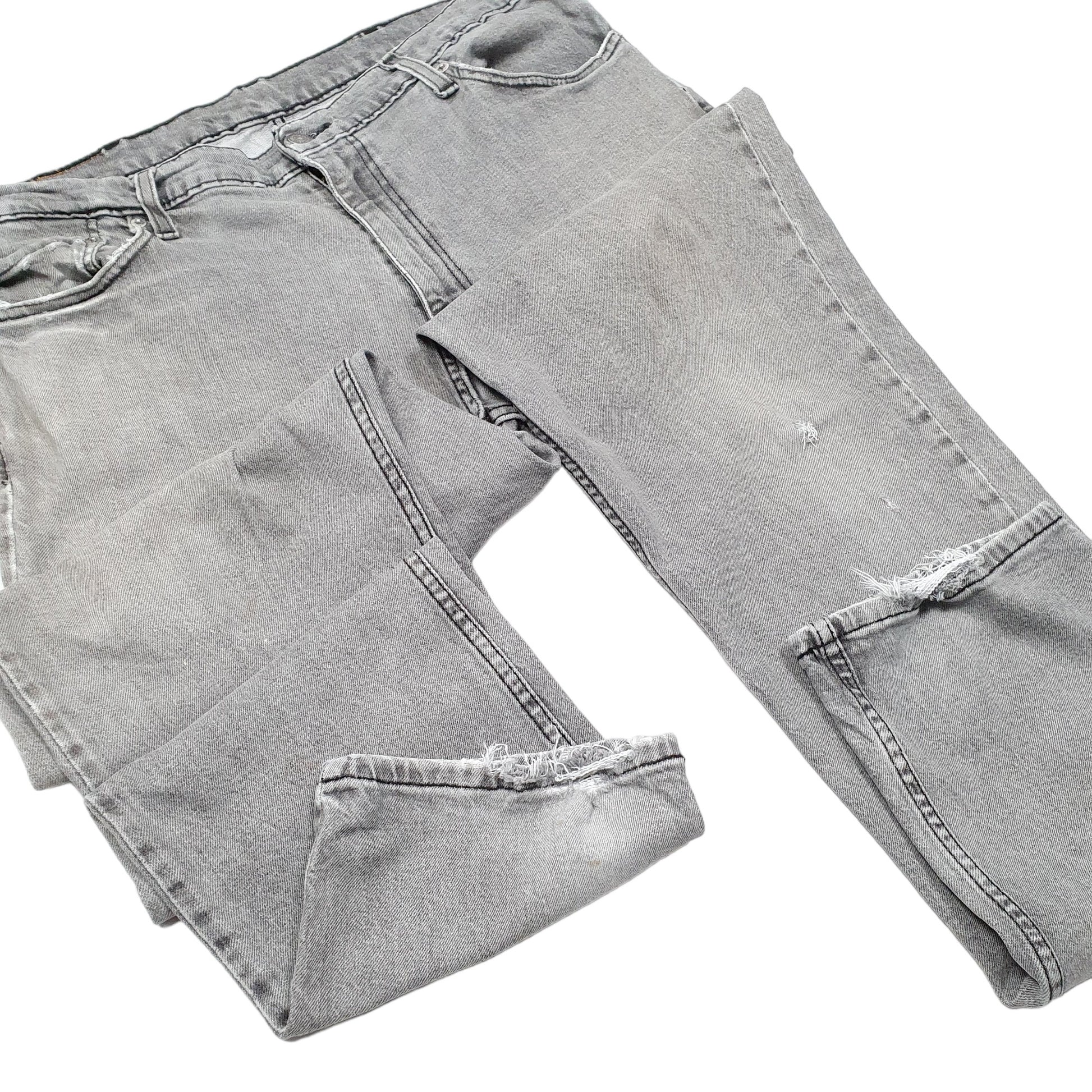 Mens Grey Levis Stretch 511 JeansW38 L30