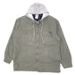 Mens Khaki Dickies Detroit Hoodie Dungaree Coat