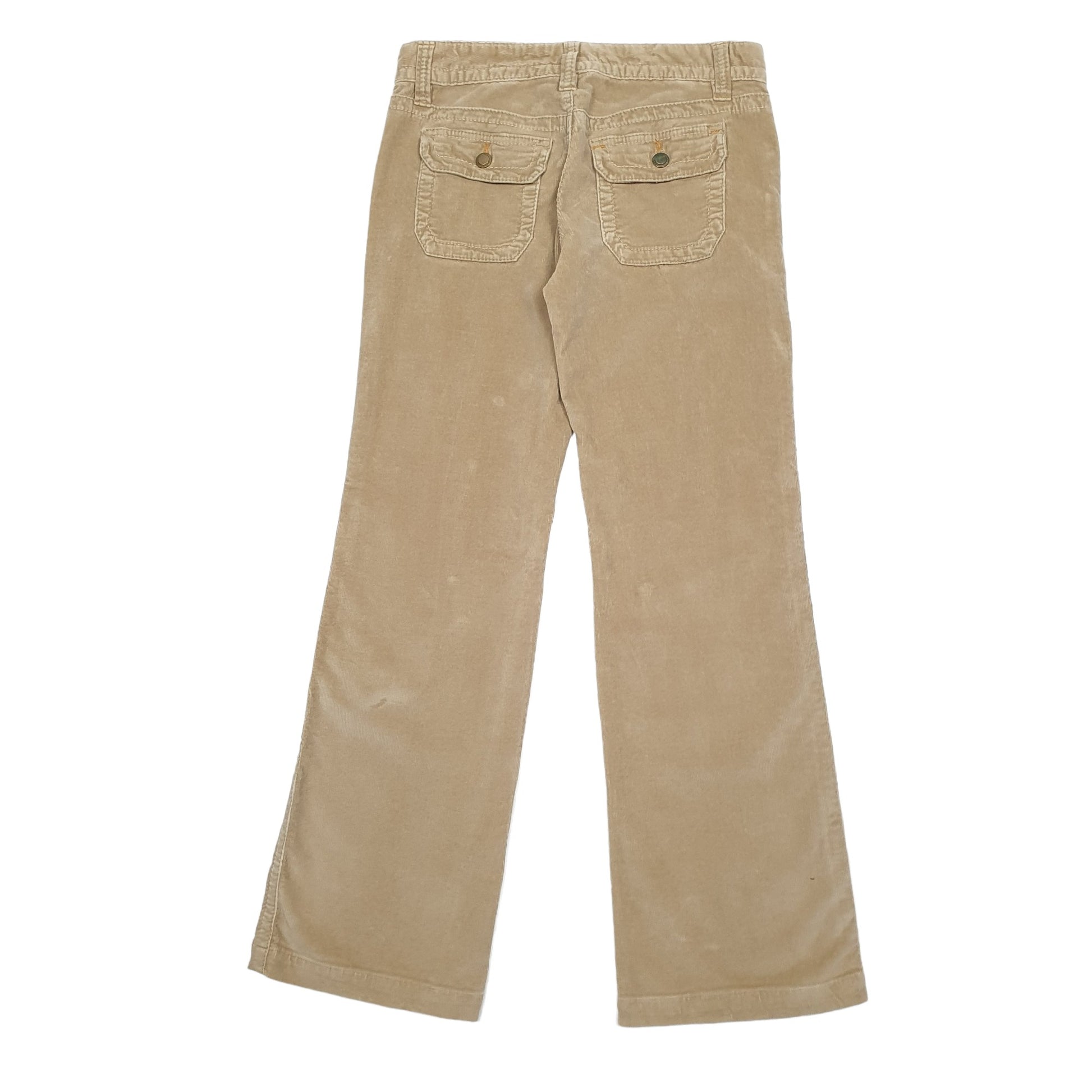 Womens Beige Old Navy Stretch Fit Corduroy Trousers