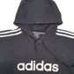 Mens Black Adidas  Hoodie Jumper