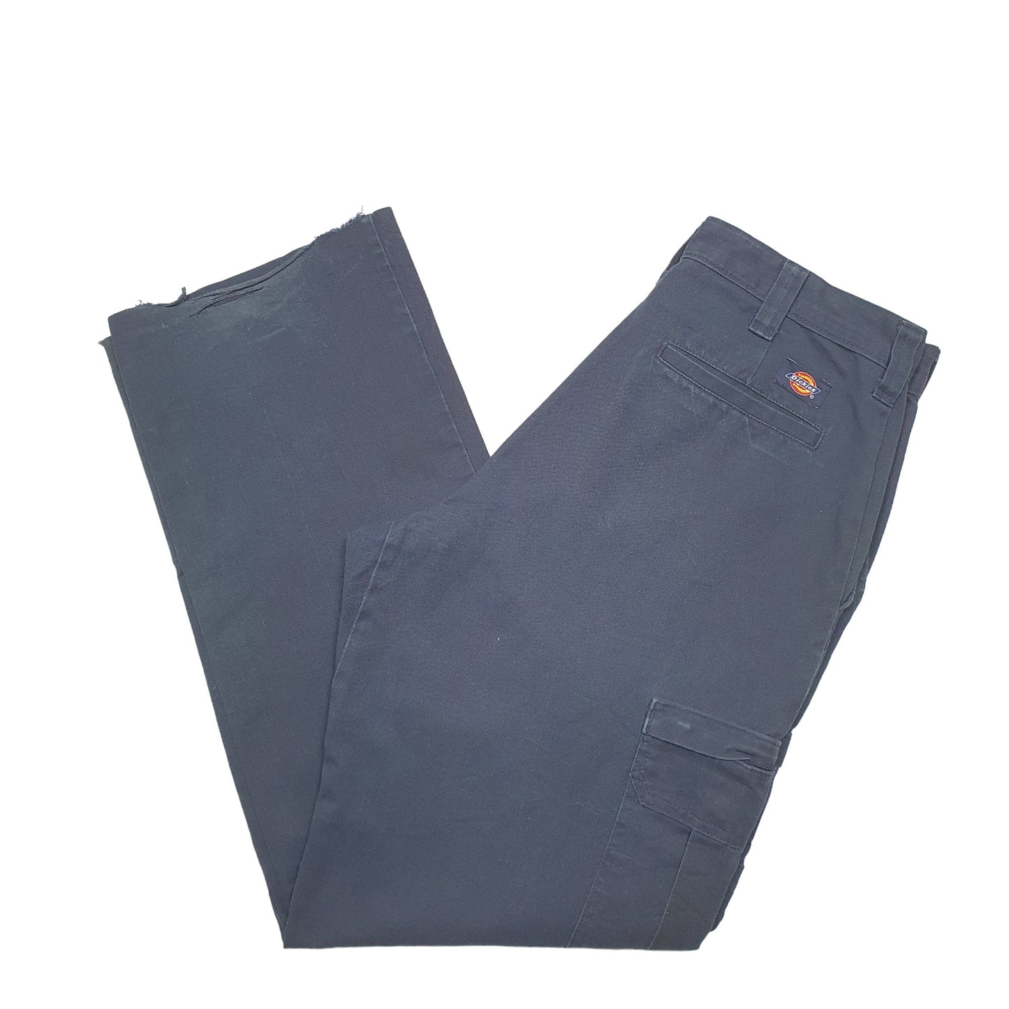 Mens Navy Dickies  Cargo Trousers